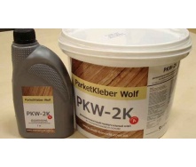 Клей паркетный Parketkleber Wolf двухкомпонентный на полиуретановой основе 1 кг 9 кг